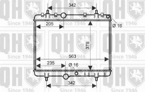 Quinton Hazell QER2290 - Radiateur, refroidissement du moteur cwaw.fr