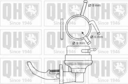 Quinton Hazell QFP303 - Pompe à carburant cwaw.fr