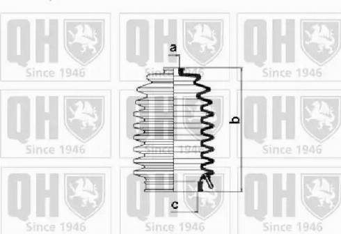 Quinton Hazell QG1445 - Jeu de joints-soufflets, direction cwaw.fr