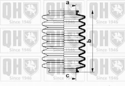 Quinton Hazell QG1414 - Joint-soufflet, direction cwaw.fr