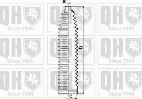 Quinton Hazell QG1486 - Jeu de joints-soufflets, direction cwaw.fr