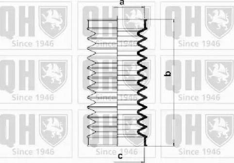 Quinton Hazell QG1423 - Jeu de joints-soufflets, direction cwaw.fr