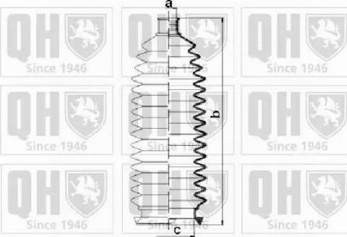 Quinton Hazell QG1500 - Jeu de joints-soufflets, direction cwaw.fr