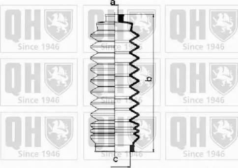 Quinton Hazell QG1043 - Jeu de joints-soufflets, direction cwaw.fr