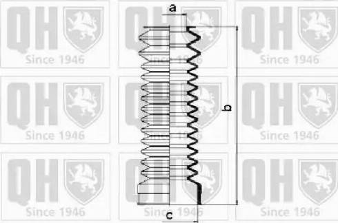 Quinton Hazell QG1135 - Jeu de joints-soufflets, direction cwaw.fr