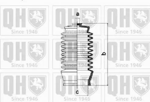 Quinton Hazell QG1255 - Joint-soufflet, direction cwaw.fr