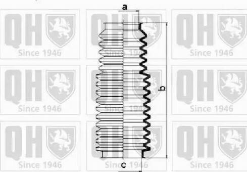 Quinton Hazell QG1258 - Jeu de joints-soufflets, direction cwaw.fr