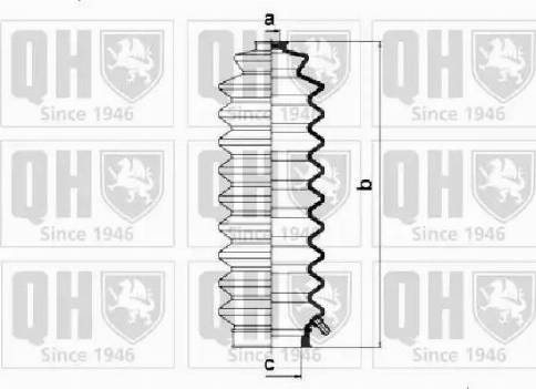 Quinton Hazell QG1208 - Jeu de joints-soufflets, direction cwaw.fr