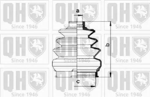 Quinton Hazell QJB968 - Joint-soufflet, arbre de commande cwaw.fr