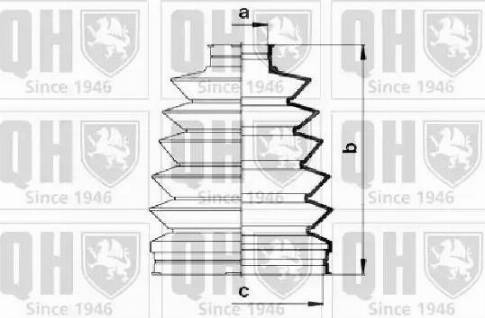 Quinton Hazell QJB900 - Joint-soufflet, arbre de commande cwaw.fr