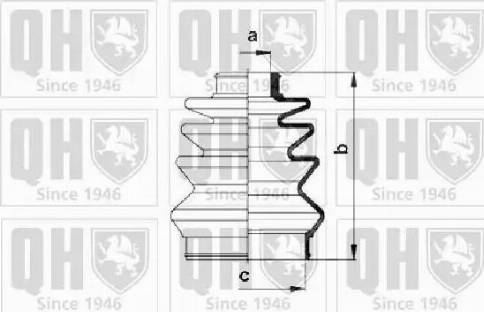 Quinton Hazell QJB982 - Joint-soufflet, arbre de commande cwaw.fr