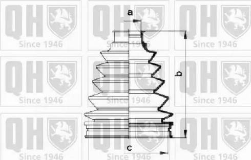 Quinton Hazell QJB930 - Joint-soufflet, arbre de commande cwaw.fr