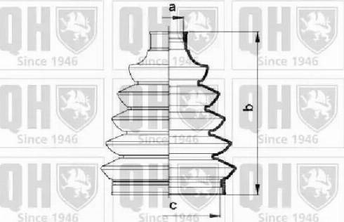 Quinton Hazell QJB924 - Joint-soufflet, arbre de commande cwaw.fr