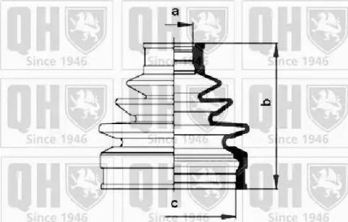 Quinton Hazell QJB920 - Joint-soufflet, arbre de commande cwaw.fr