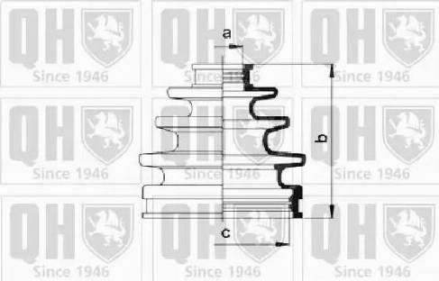 Quinton Hazell QJB927 - Joint-soufflet, arbre de commande cwaw.fr