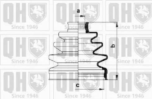 Quinton Hazell QJB974 - Joint-soufflet, arbre de commande cwaw.fr