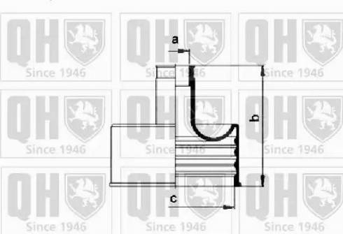 Quinton Hazell QJB147 - Joint-soufflet, arbre de commande cwaw.fr