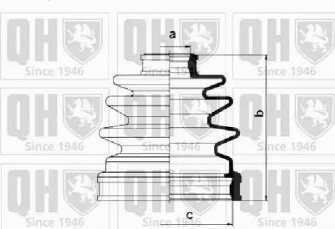 Quinton Hazell QJB1033 - Joint-soufflet, arbre de commande cwaw.fr