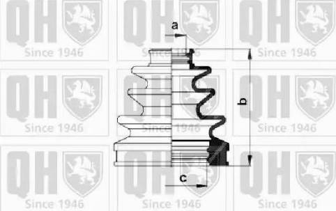 Quinton Hazell QJB1032 - Joint-soufflet, arbre de commande cwaw.fr