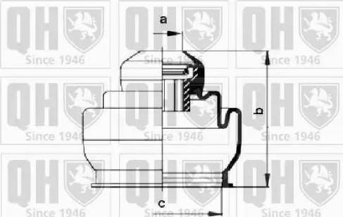 Quinton Hazell QJB176 - Joint-soufflet, arbre de commande cwaw.fr