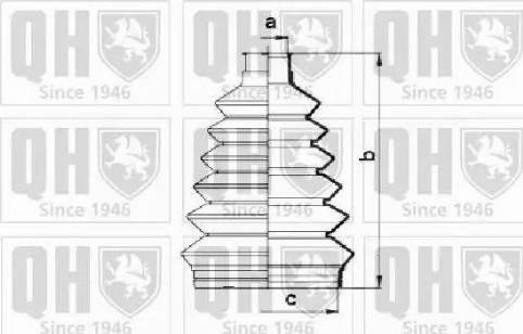 Quinton Hazell QJB866 - Joint-soufflet, arbre de commande cwaw.fr