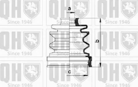 Quinton Hazell QJB352 - Joint-soufflet, arbre de commande cwaw.fr