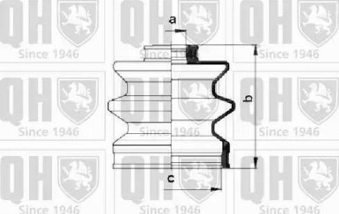 Quinton Hazell QJB2658 - Joint-soufflet, arbre de commande cwaw.fr