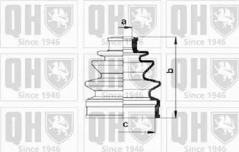 Quinton Hazell QJB766 - Joint-soufflet, arbre de commande cwaw.fr