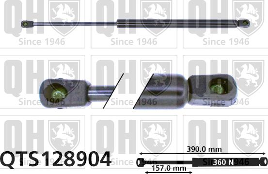 Quinton Hazell QTS128904 - Vérin, capot-moteur cwaw.fr