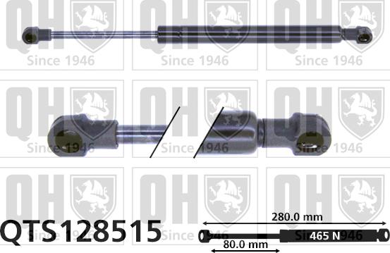 Quinton Hazell QTS128515 - Vérin de hayon, de coffre cwaw.fr