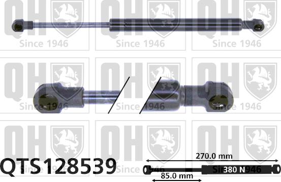 Quinton Hazell QTS128539 - Vérin de hayon, de coffre cwaw.fr