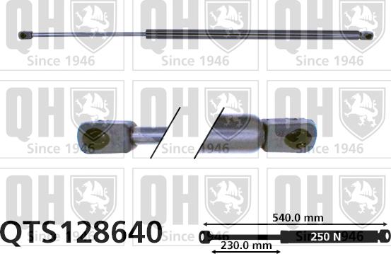 Quinton Hazell QTS128640 - Vérin, capot-moteur cwaw.fr