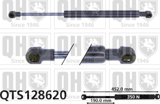 Quinton Hazell QTS128620 - Vérin, capot-moteur cwaw.fr