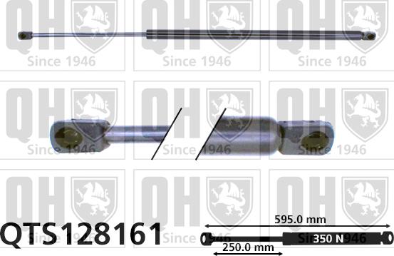 Quinton Hazell QTS128161 - Vérin de hayon, de coffre cwaw.fr