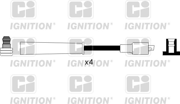 Quinton Hazell XC994 - Kit de câbles d'allumage cwaw.fr