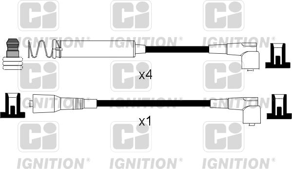 Quinton Hazell XC995 - Kit de câbles d'allumage cwaw.fr