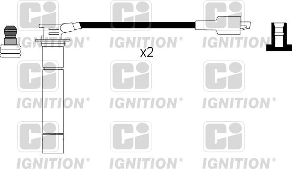 Quinton Hazell XC998 - Kit de câbles d'allumage cwaw.fr