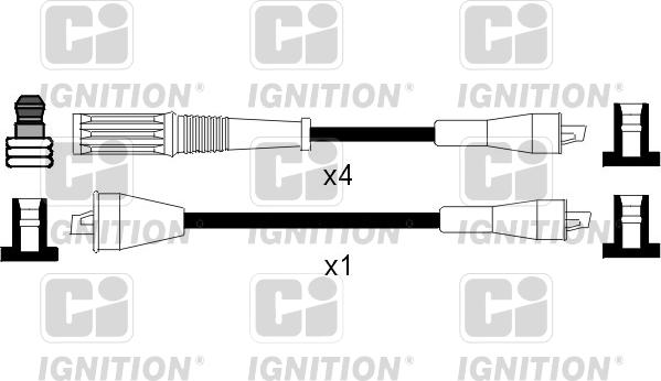 Quinton Hazell XC992 - Kit de câbles d'allumage cwaw.fr