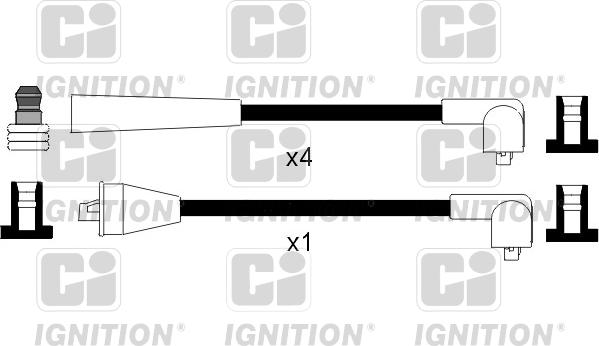 Quinton Hazell XC949 - Kit de câbles d'allumage cwaw.fr