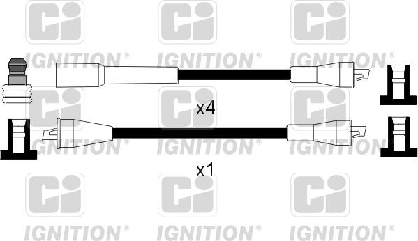 Quinton Hazell XC912 - Kit de câbles d'allumage cwaw.fr