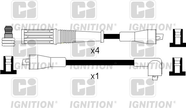 Quinton Hazell XC928 - Kit de câbles d'allumage cwaw.fr