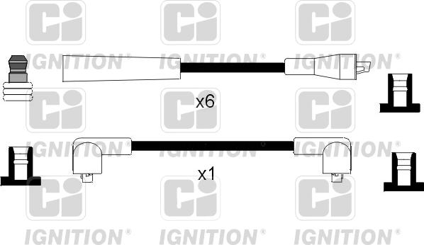 Quinton Hazell XC974 - Kit de câbles d'allumage cwaw.fr