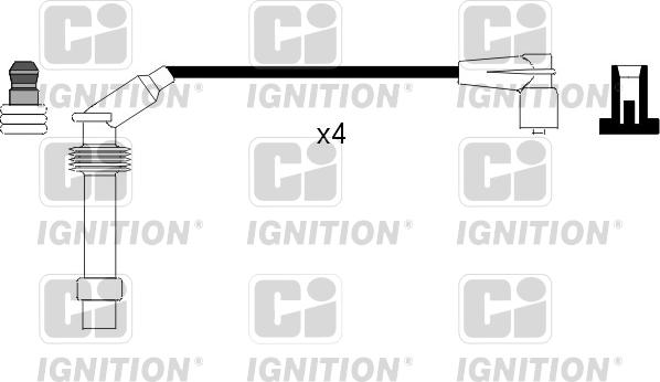 Quinton Hazell XC975 - Kit de câbles d'allumage cwaw.fr