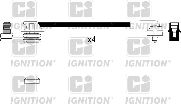 Quinton Hazell XC402 - Kit de câbles d'allumage cwaw.fr