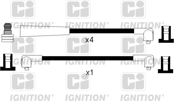 Quinton Hazell XC415 - Kit de câbles d'allumage cwaw.fr