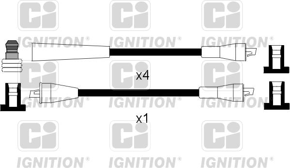 Quinton Hazell XC411 - Kit de câbles d'allumage cwaw.fr