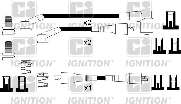 Quinton Hazell XC540 - Kit de câbles d'allumage cwaw.fr