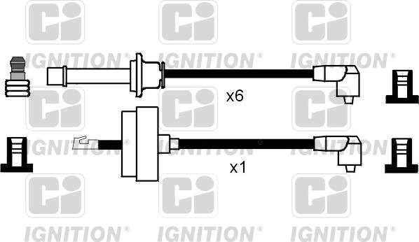 Quinton Hazell XC550 - Kit de câbles d'allumage cwaw.fr