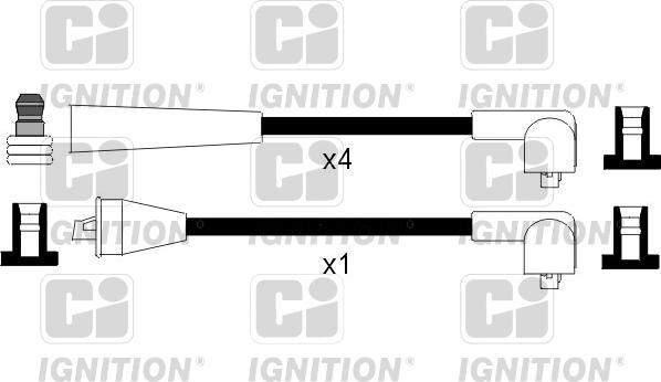 Quinton Hazell XC502 - Kit de câbles d'allumage cwaw.fr