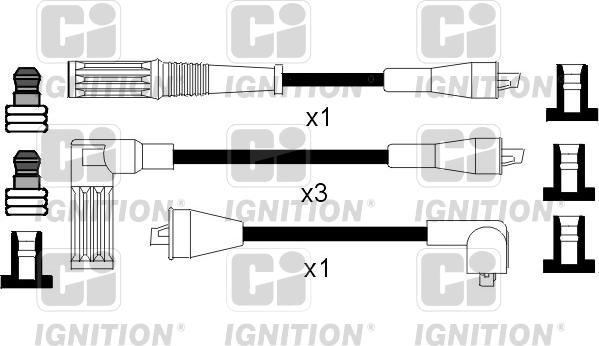 Quinton Hazell XC582 - Kit de câbles d'allumage cwaw.fr